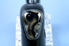 Geodic Agate cabochon three power enlargement Geodic Agate cabochon three power enlargement