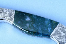 Green Moss Agate gemstone from India, an extremely hard, durable, and beautiful green agate Green Moss Agate gemstone from India, an extremely hard, durable, and beautiful green agate