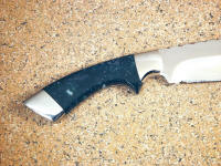 Indian Green Moss Agate handle on tactical knife in stainless steel Indian Green Moss Agate handle on tactical knife in stainless steel