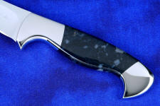Night Leopard Agate has blacks, whites, and blue-grays Night Leopard Agate has blacks, whites, and blue-grays