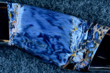 Pietersite agate displays chaotic chatoyancy Pietersite agate displays chaotic chatoyancy
