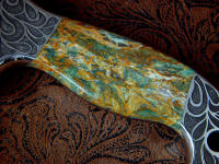 Plasma agate is hard and tough, and takes a high polish. Looks fantastic the closer examined. Plasma agate is hard and tough, and takes a high polish. Looks fantastic the closer examined.