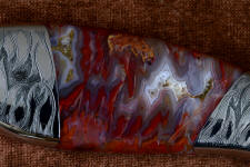 Sonoran Flame agate is a hard, tough cryptocrystalline quartz Sonoran Flame agate is a hard, tough cryptocrystalline quartz