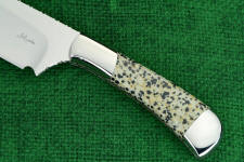 Dalmatian stone is a durable stone of plagioclase feldspar and arfvedsonite Dalmatian stone is a durable stone of plagioclase feldspar and arfvedsonite