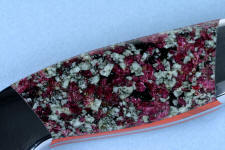 Eudialite from Russia with red jasper from Africa Eudialite from Russia with red jasper from Africa