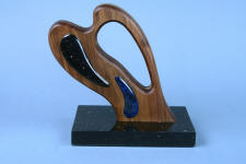 Black Galaxy granite in the inlays in this knife stand and also in the very thick, strong, durable base which gives weight and stability to the knife stand Black Galaxy granite in the inlays in this knife stand and also in the very thick, strong, durable base which gives weight and stability to the knife stand