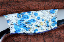 5 power magnification of K2 azurite granite 5 power magnification of K2 azurite granite