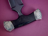 Australian Black Jade is very tough and durable, with bits of red jasper and metallic pyrites Australian Black Jade is very tough and durable, with bits of red jasper and metallic pyrites