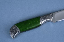 California Nephrite Jade gemstone is very tough, bright green, and takes a fine polish California Nephrite Jade gemstone is very tough, bright green, and takes a fine polish
