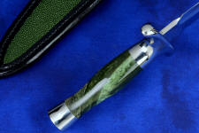 Well-matched and extremely durable, Nephrite jade with 304 stainless steel guard and pommel Well-matched and extremely durable, Nephrite jade with 304 stainless steel guard and pommel